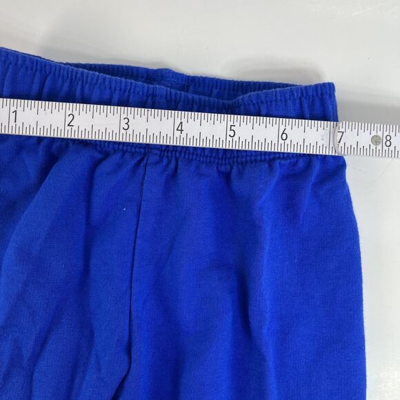 Nike Baby Set Blue Fleece Joggers & Long Sleeve Bodysuit White Logo Size 0–6 Mon - Picture 9 of 10